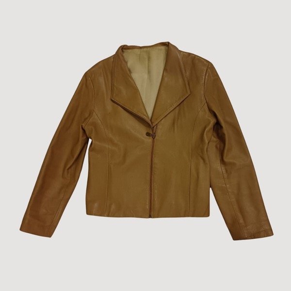 Producto - Campera cuero camel