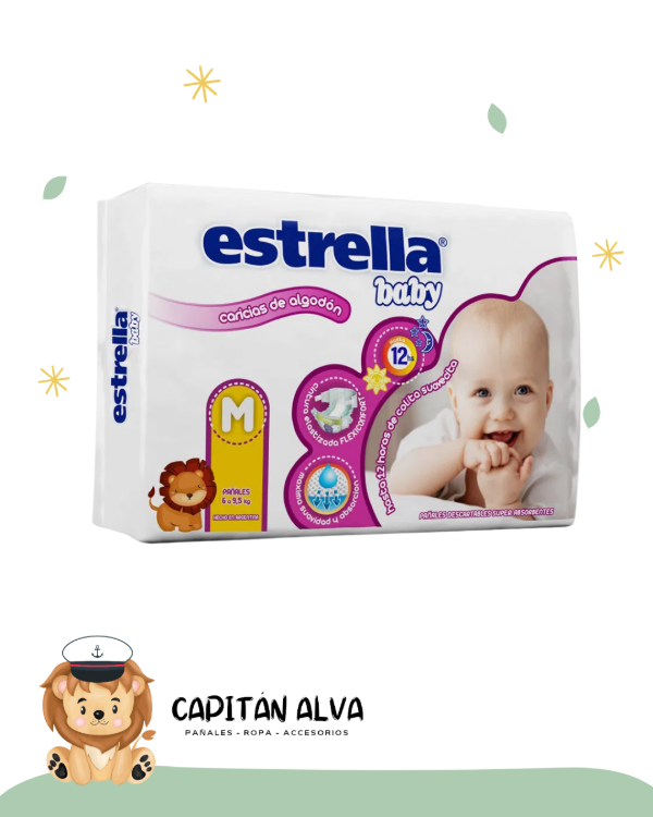 Producto - ESTRELLA BABY HIPER PACK - Talle M 44 unidades