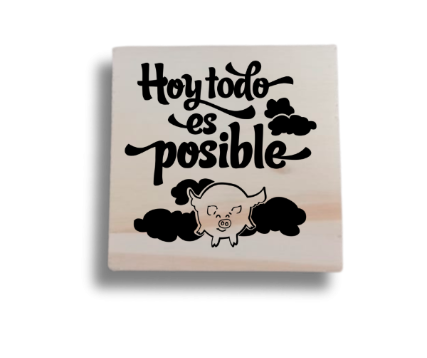 Producto - Sello Manual #23 - Hoy es un buen dia para sonreir