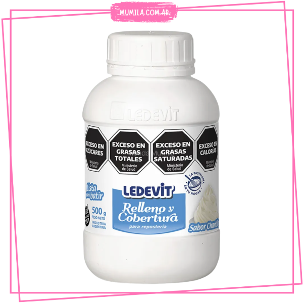 Producto - Crema Ledevit Chantilly 500gr sin tacc