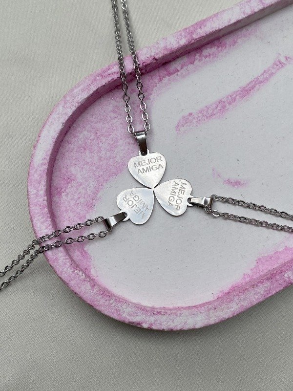 Producto - Pack x3 DIJES mejor amiga (NO INCLUYE CADENAS)
