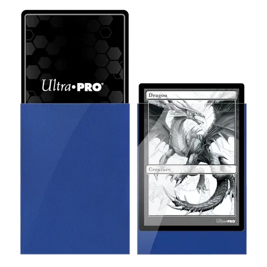 Producto - Fundas Protectoras para Cartas x50 - ULTRA-PRO Blue Matte (Por unidad)