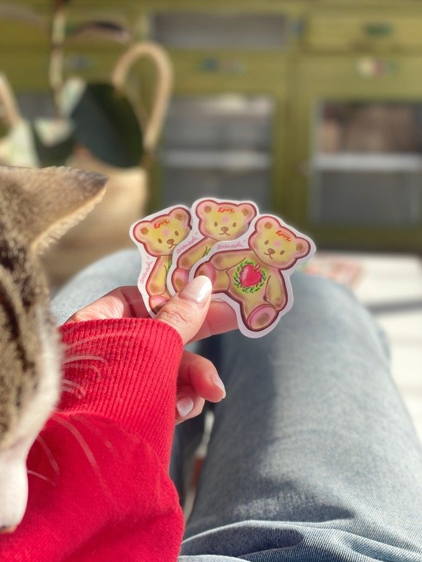 Producto - Sticker Osito AIMADÉ
