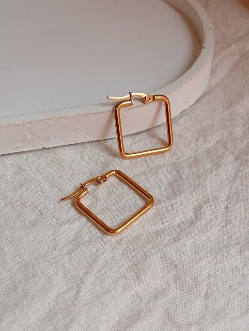 Producto - Argollas REGINA - Acero dorado