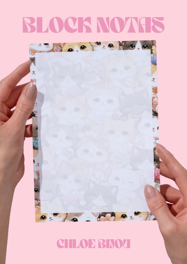 Producto - Block notas A5 Gatitos - 0