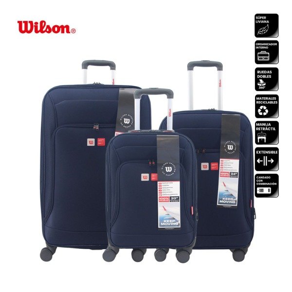 Producto - VALIJA WILSON CHICA PULGADA 20" AZUL