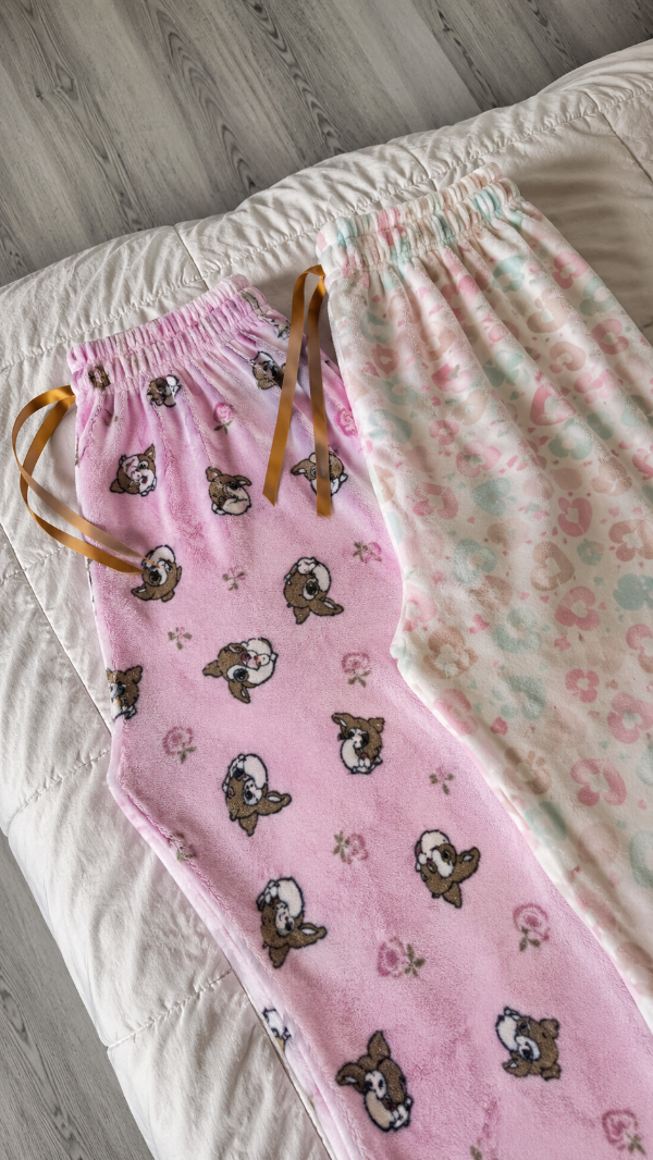Producto - PIJAMA PANTS PLUSH ANIMADO CURVA