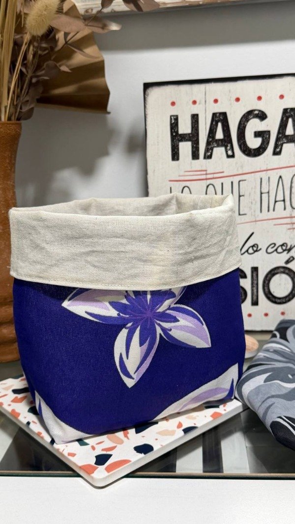 Producto - CESTA chica flores - 3