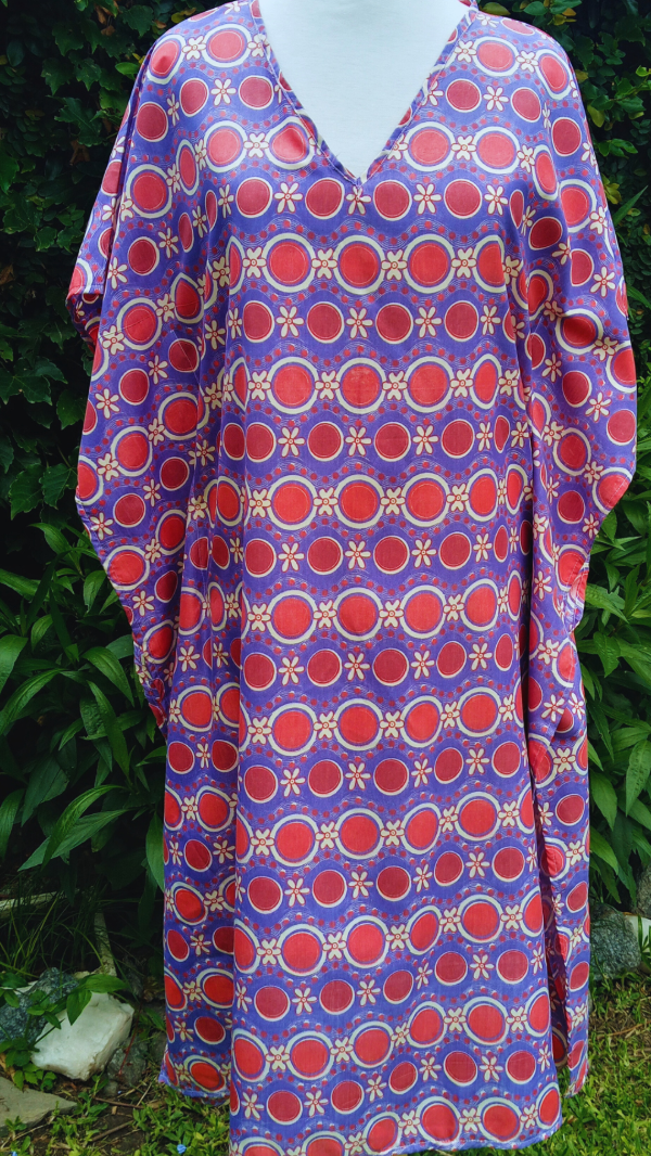 Producto - Vestido Kaftan Kubwa. Túnica En Microfibra. Larga. Talle XL