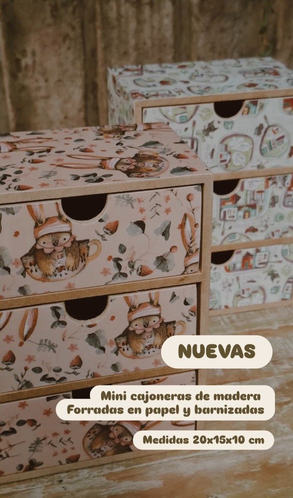 Producto - Mini cajoneras