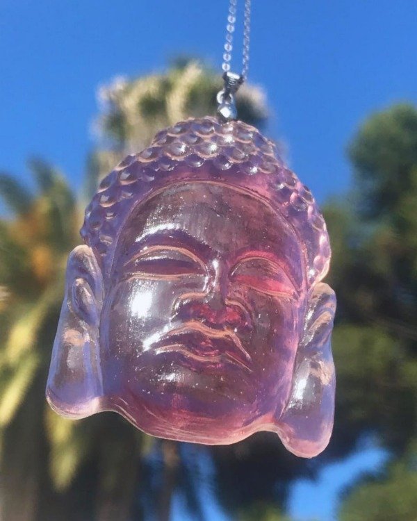 Producto - DIJE ANDARA BUDA COLOR ROSA 5 CM