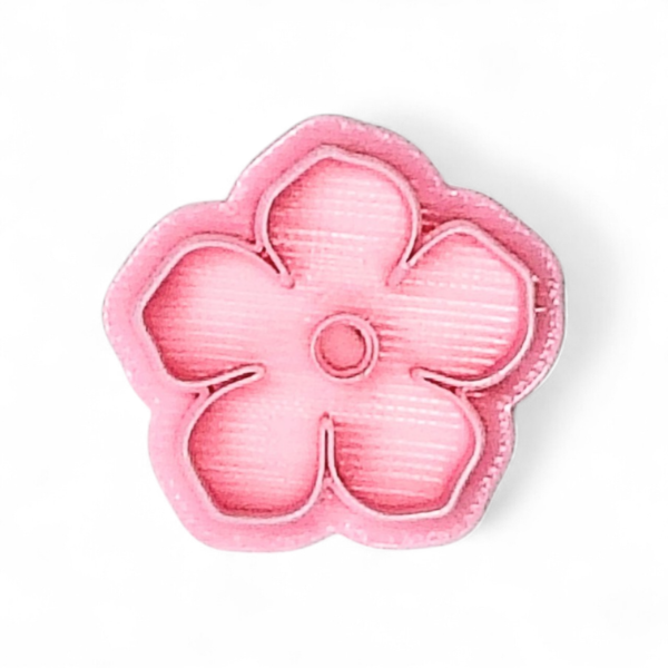 Producto - Cortante flor tropical con hueco (2,5cm)