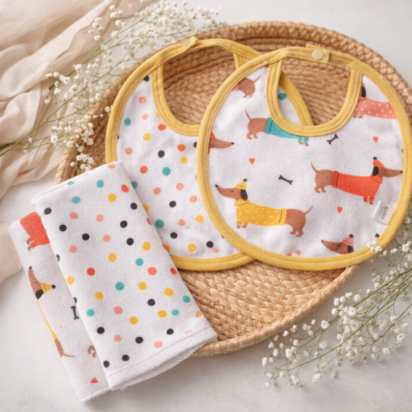 Producto - Conjunto 2 baberos +2 babitas