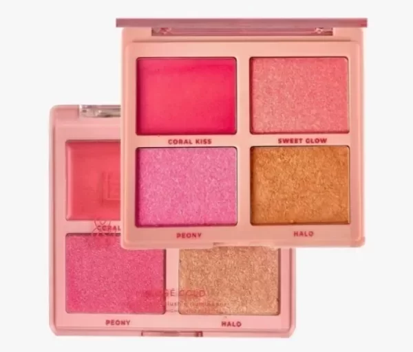 Producto - Paleta de rubor E iluminador BERRY BRONZE HB01
