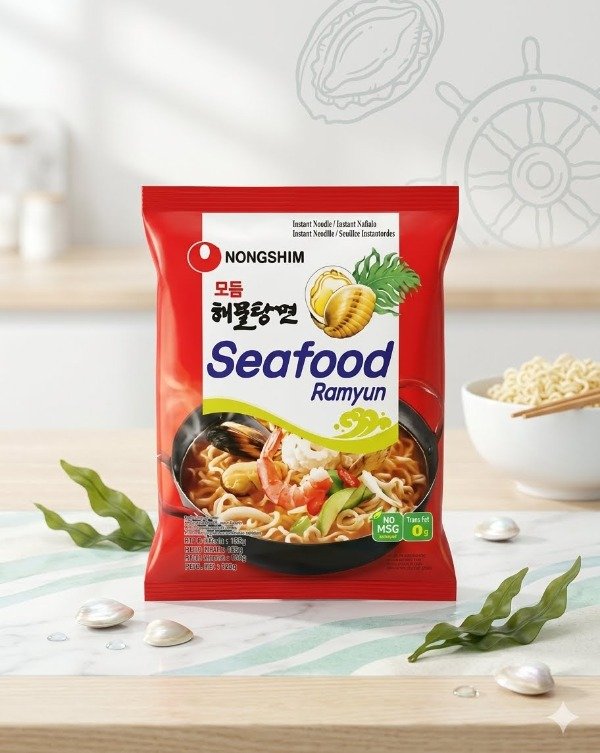 Producto - Ramen Seafood Ramyun  Nongshim (125g)