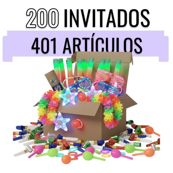 Producto - Combo Luminoso para 190 a 200 Invitados con 401 Articulos