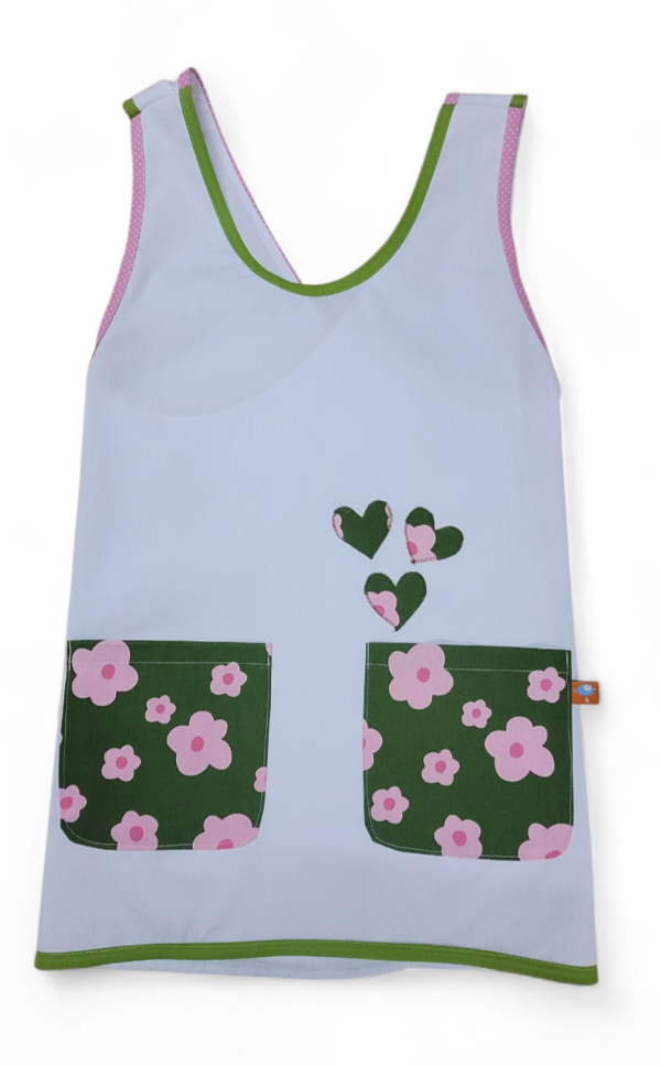 Producto - Corazones pop verde y blanco