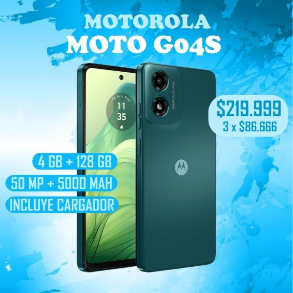 Producto - MOTOROLA MOTO G04S (VERDE)