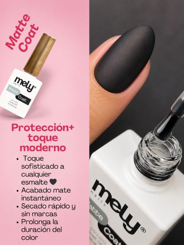 Producto - Top Coat Matte Mely 12ml