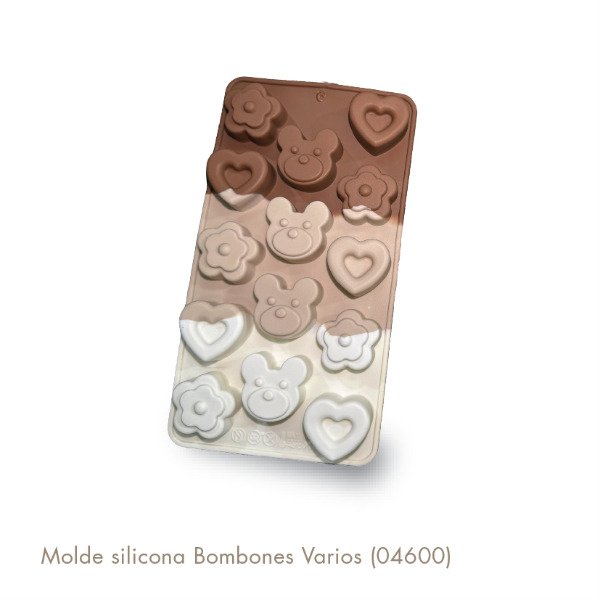 Producto - Molde silicona Ositos y otros (04600)