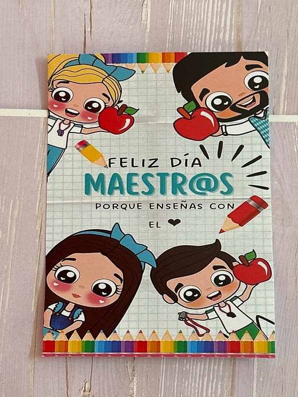 Producto - Tarjeton día del maestro