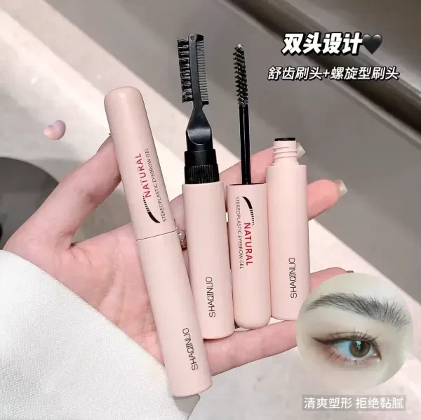 Producto - Gel de cejas doble lado Shaqinuo "Stereoplastic Eyebrow Gel"