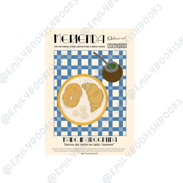 Producto - Mini Ilustración Merienda