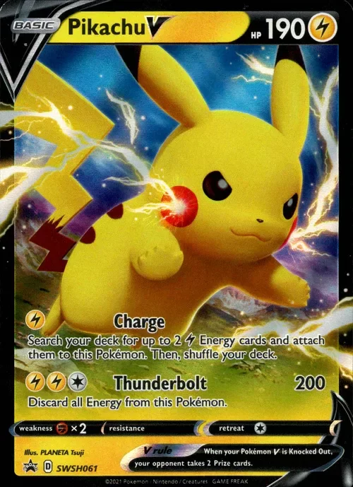 Producto - Pikachu V - SWSH061 - Sword and Shield Promo