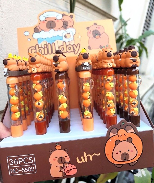 Producto - 3 lapiceras capibara caritas