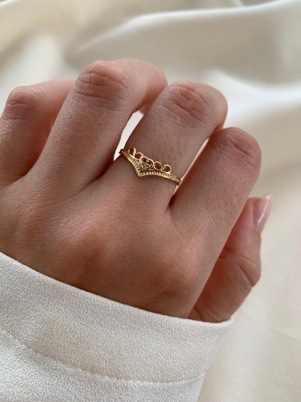 Producto - Anillo PRINCESS - Ench en oro 18k