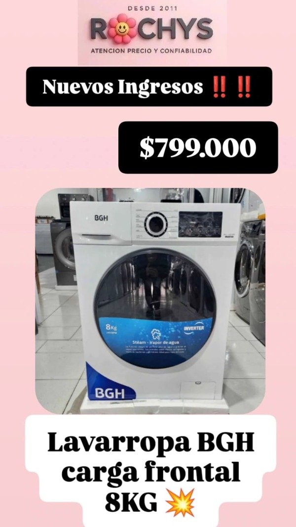 Producto - LABARROPA BGH CARGA FRONTAL 8KG