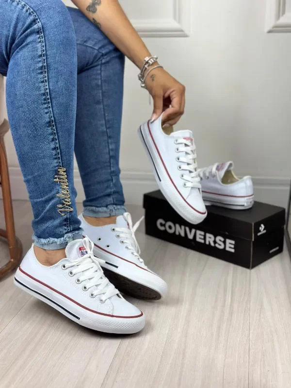 Producto - Converse Clásicas - Lona Blanca