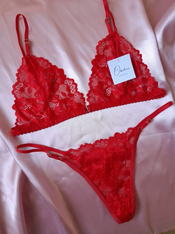 Producto - CONJUNTO ENCAJE ABROCHA ADELANTE 85-95-100