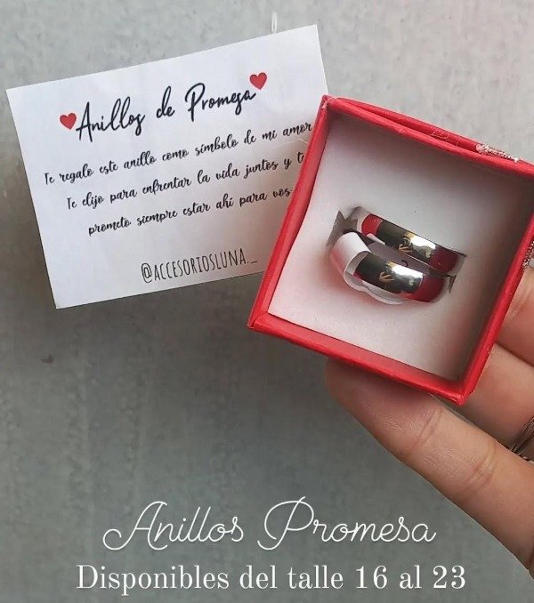 Producto - Anillos promesa (con cajita)