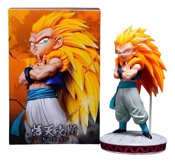 Producto - Figura Gotenks Ssj 3 Dragon Ball Z Bootleg 18 Cm Con Base