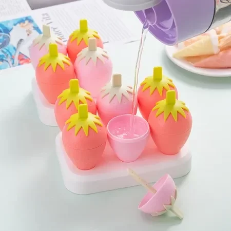 Producto - Molde para helado frutillas