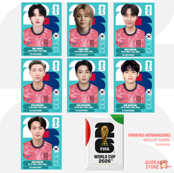 Producto - Pack Figuritas BT KOREA - FIFA World Cup 2026