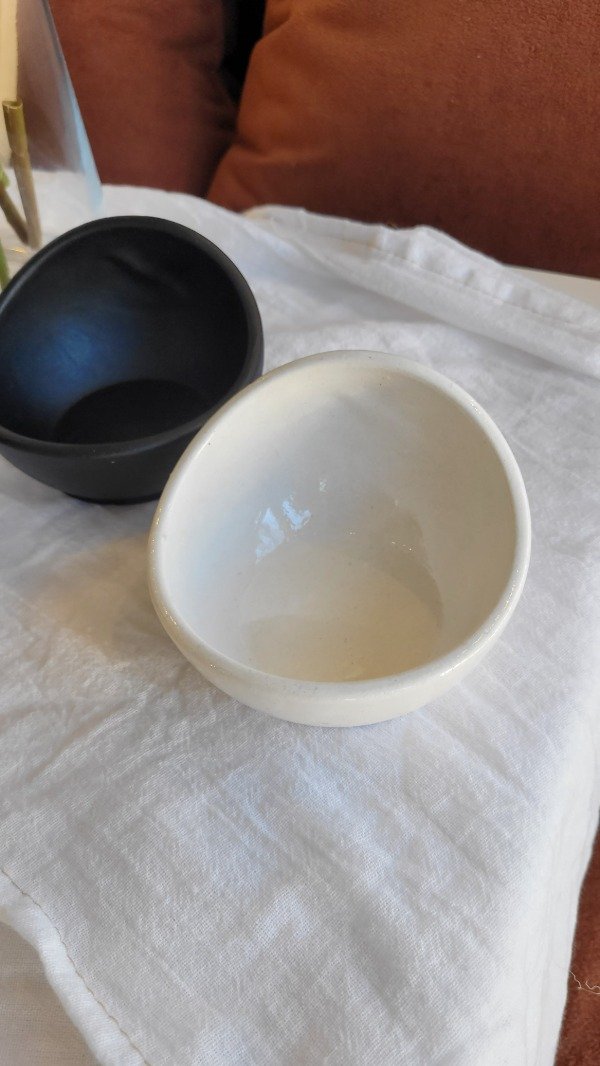 Producto - Cuenco cemento redondo asimétrico blanco