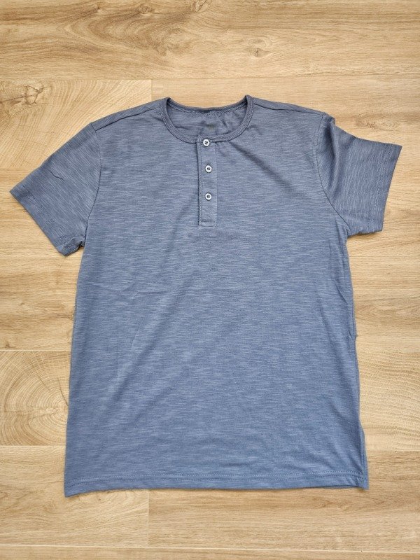Producto - Remera botones - Azul