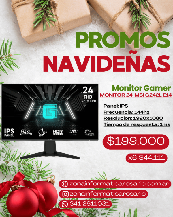 Producto - MONITOR 24 MSI PRO MP243L