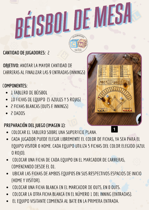 Producto - Juego de Béisbol de Mesa - 6