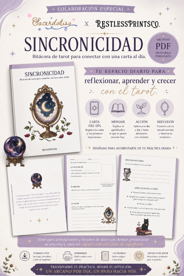 Producto - Sincronicidad diario digital de tarot