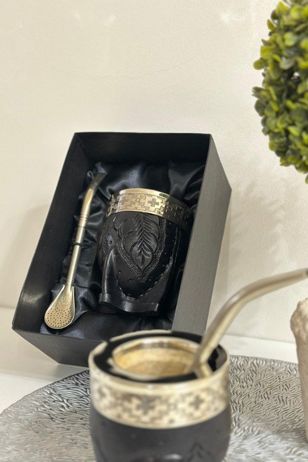 Producto - MATE IMPERIAL CUERO REPUJADO