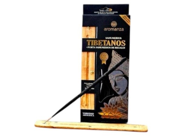 Producto - Pack sahumerios tibetanos y porta sahumerio