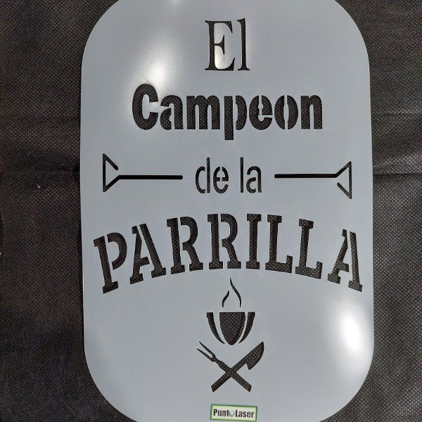Producto - Stencil Dia del Padre - 20 x 30 cm - campeon