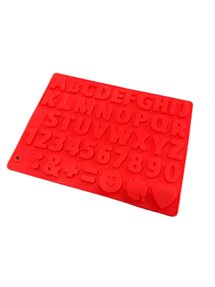 Producto - Molde de silicona letras y simbolos