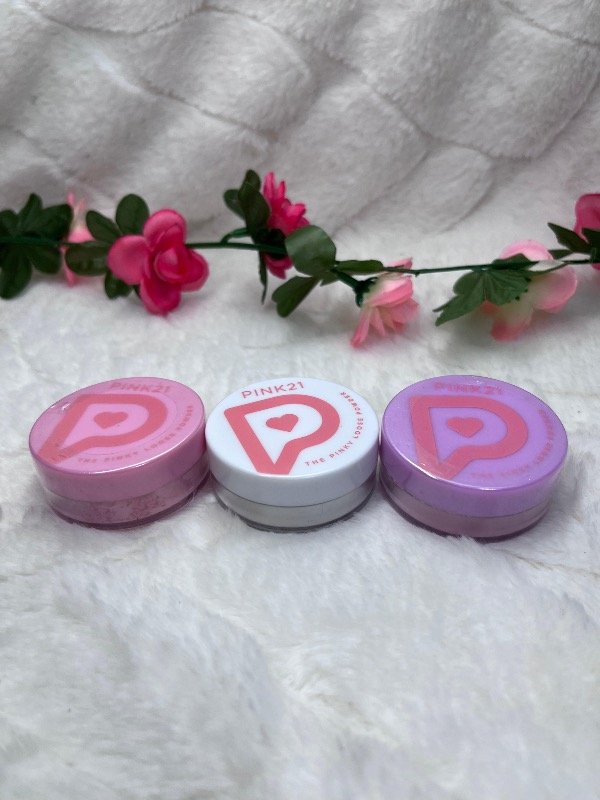 Producto - Polvo translúcido con esponja pink 21
