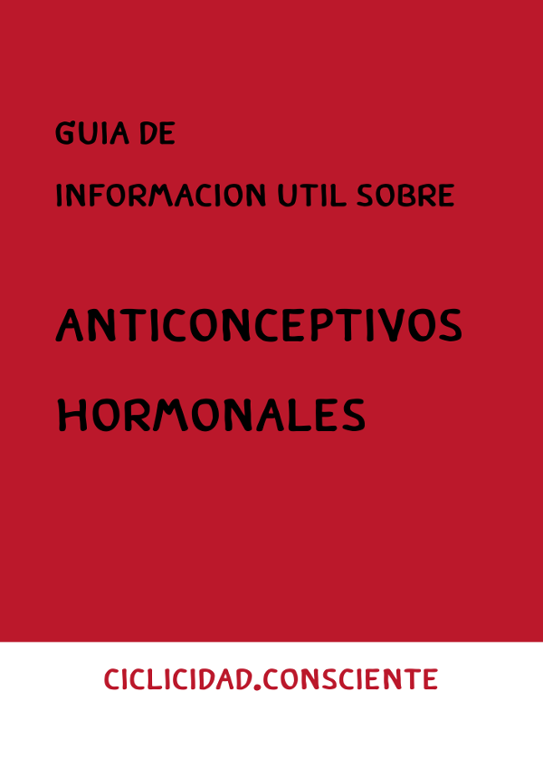Producto - Guía Anticonceptivos Hormonales