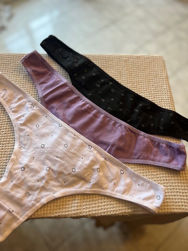 Producto - Pack x 3 Colaless de algodón talle especial Vintage V72