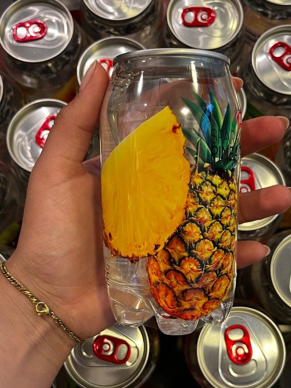 Producto - Lata Agua Gasificada- Sabor Piña/Ananá